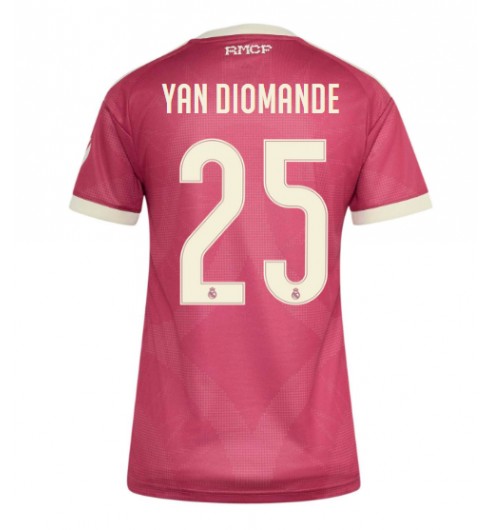 Real Madrid Yan Diomande #25 Kolmaspaita Naisten 2026-27 Lyhythihainen Real Madrid Yan Diomande #25 Kolmaspaita Naisten 2026-27 Lyhythihainen